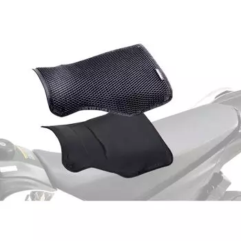 EFFEX Amazon Exclusive D Mesh Seat Cover Set EXGEL Body Pressure Dispersion Mesh Material General Target Universal Cover Type EHZ2837AMZ GEL-ZAB чёрный