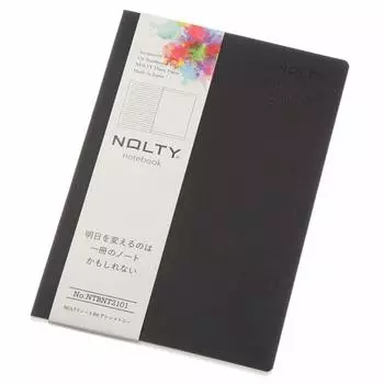 Efficiency NOLTY Note B6 Asymmetric Ruled Dot Grid Black NTBNT2101 6.0mm