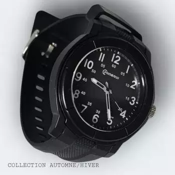 EFFILIFE low noise waterproof sports analog wristwatch college entrance exam watch