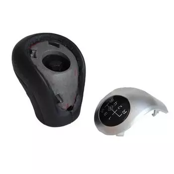 Effortless Gear Shifting 6 Speed Gear Knob Car Gear Shifter Comfortable Grip Direct Fit Design Easy Installation Premium Leather CHINA