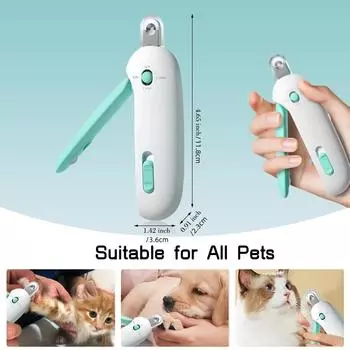 Effortless New Popular Grooming Tool Splash-proof Stainless Steel Scissors Professional Cat Dog Pet Nail Scissors Adjustable Pet Supply Nail Clipper Style 1-- Pink