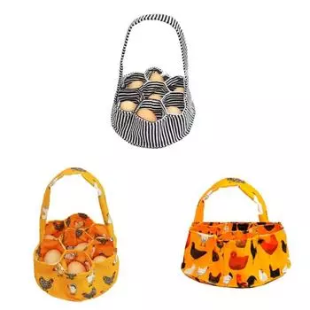 Eggs Storage Bag Lightweight Eggs Collecting Bag with 7 Pockets Portable Eggs Basket Perfect for Chicken Duck Geese Eggs