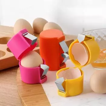 Eggshell Separator Handheld Eggshell Opener Kitchen Baking Tools Egg Cutting Tool Portable Egg Cracking Tool For Home Kitchen жёлтый