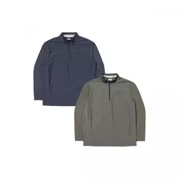 [eider] Men S briSa Long Sleeve Zip Up T ShirT Dmm23235 Dark Grey/XL