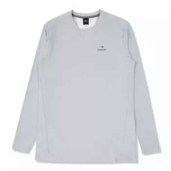 [eider] Men S Kaiden Ice Long Sleeve Round T ShirT Dmp22202c3 Cool Grey/M