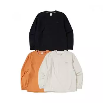 [eider] Men S On The Lock lOng Sleeve Round T ShirT Dmp23202 Orange/L
