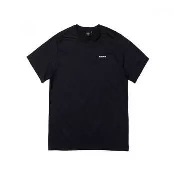 [eider] Men S Pop Waffle baSic Round T ShirT Dmm23296z1 Black/M