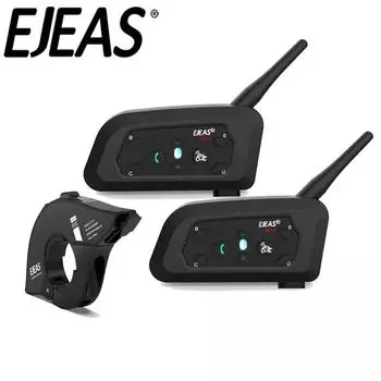 EJEAS V6 PRO мотоциклетный шлем Bluetooth-гарнитура для внутренней связи EUC с 800M BT переговорным устройством для 6 гонщиков снижает шум 1xV6 PRO 1xEUC