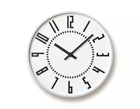 Eki Clock Настенные часы Station Clock Стильные белые Lemnos/Lemnos белый