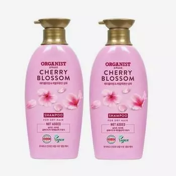 Elastin Organist Cherry Blossom увлажняющий питательный шампунь 500 мл 2 шт 211108