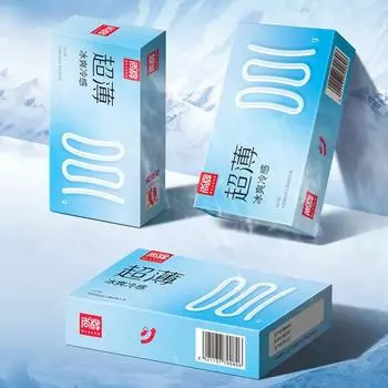 Elasun 001 Ice Sensation Ультратонкие презервативы небольшого размера, 30 шт.