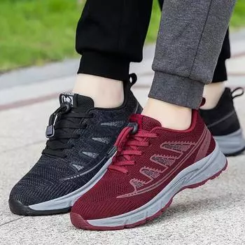 Elderly shoes men s and women s mother shoes middle-aged and elderly comfortable and breathable 2025 new lightweight sports walking shoes 36