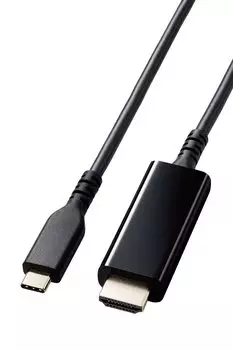 ELECOM 3m to HDMI Converter 4K2K x Mirroring Black with iPhone Pro MPA-CHDMIS30BK USB-C Cable, Heavy-Duty, (3840 2160/60Hz) Support, [Compatible 16/16 чёрный