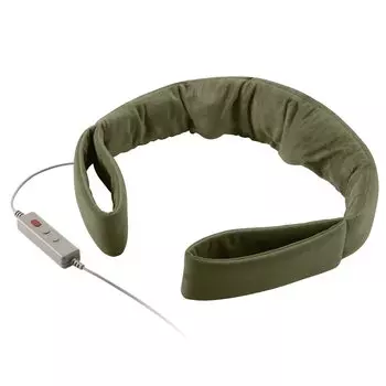 ELECOM Ekuria Warm Band 3 типа вибрации съемный теплый чехол для хранения шиацу оливковый хаки массажер, режим, шарик, ощущение, в комплекте, HCM-WMB01GN