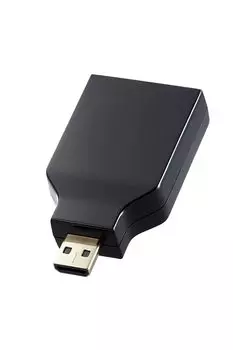 ELECOM HDMI Conversion Adapter HDMI to micro HDMI Slim Type Black (Female) (Male) AD-HDADS3BK