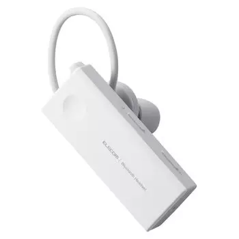 ELECOM Headset Bluetooth Waterproof One Ear Calling White Approximately 25 x 54 x 35 mm (IPX5 Compatible) Hands-free LBT-HSC10WPMPWH (excluding белый