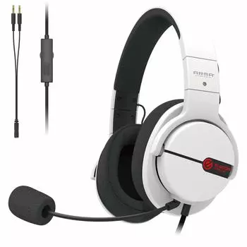 ELECOM игровая гарнитура наушники PS5 PS4 Switch SwitchLite белый [ARMA] HS-ARMA100WH белый