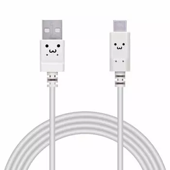 Elecom Кабель для зарядки мягкий и удобный для белого лица Тип A Тип C [Ручка для зарядки] 2,0 м MPA-FACY20WF