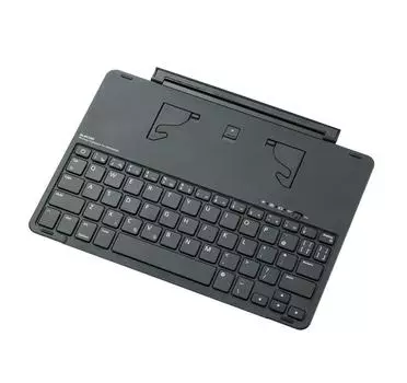 Elecom Клавиатура Bluetooth для iPad с магнитным клапаном и функцией автоматического отключения, совместимая подставка, в комплекте, серебристая 9,7 TK-FBP068ISV4 чёрный
