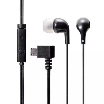 ELECOM microUSB наушники стерео с микрофоном черные EHP-MS100MBK чёрный
