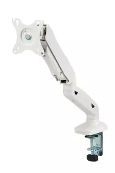 ELECOM Monitor Single Compatible with Load Gas Compatible with VESA White Arm, Arm, 17-32 inches, Capacity 9kg, Type, Standards, DPA-SS08WH