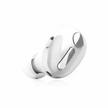 ELECOM Ultra Small Bluetooth Headset for Calls and Music Multifunctional 3 Buttons 1 Switch Design White Hands-Free + LBT-HSC30MPWH