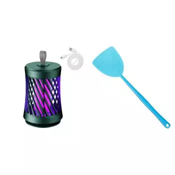 * Electric Bug Zapper Mosquito Killer Lamp for Outdoor Indoor(Green Plug-in Type