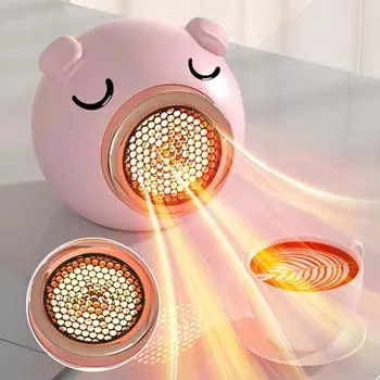 Electric Heater Portable Desktop Fan Heater Heating Low Noise Warm Air Blower Fast Heating Home Office Warmer Machine For Winter