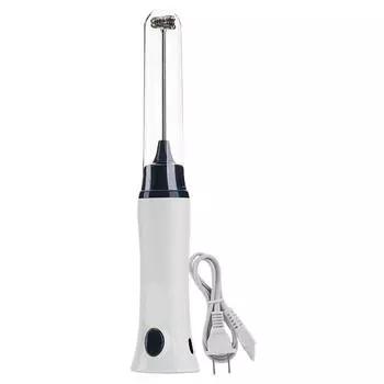 Electric Milk Frother Handheld Coffee Mixer Automatic Milk Foamer Cappuccino Cream Whisk Stirrer Egg Beater Blender for Kitchen белый
