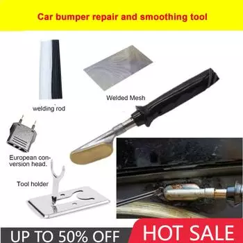 Electric Soldering Iron Plastic Welding Machine Smoothing Tool Plastic Crack Repair Spatula 220V EU Plug For Car Bumper Repair 220V