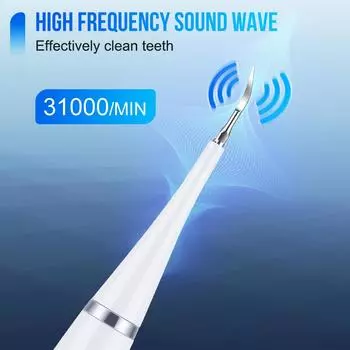 Electric Sonic Teeth Cleaner Dental Scaler Dental Tooth Calculus Stains Tartar Remover Oral Irrigator Teeth Whitening Tools зелёный