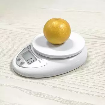 Electronic Digital Scales 5kg 1g Weights Scale Precision Scales for Food Balance Measure Tools LED Display Kitchen Scale 5Kg белый