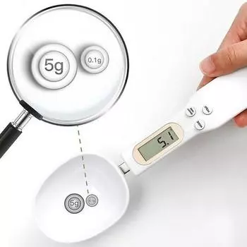 Electronic Kitchen Scale 500g 0.1g LCD Digital Measuring Food Flour Digital Spoon Scale Mini Kitchen Tool For Milk Coffee S E1M3