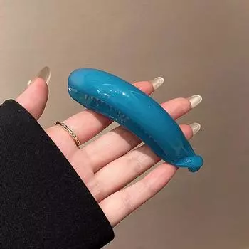 Elegant Korean Style Plastic Banana Clip Ponytail Holder Hairpin Vertical Clip Hair Claw Headwear Korean Hair Clip Girls