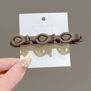 Elegant Side Barrettes Braided Hair Clip Korean Style Plastic Duckbill Clip Hairpin Headwear Bangs Clip Daily
