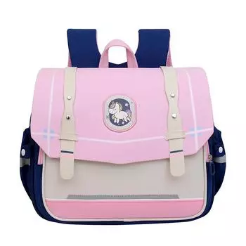 Elementary School Bag Cute Waterproof Backpack for Girls Flipped Backpack for Teenagers in Grades 1-3 Lightweight Backpack зелёный