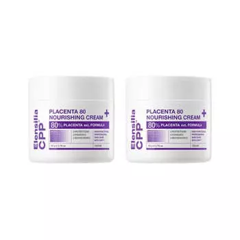 Elensilia CPP Placenta 80 Питательный крем 50 г*2 шт/4 шт 2Pcs
