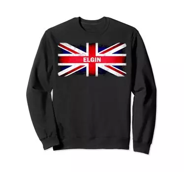 Elgin UK британский флаг толстовка