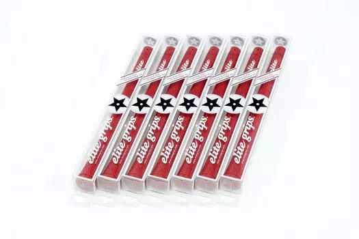 elitegrips Гольф Грипсы TD50C набор Классический Красный Без задней линии 7 штук