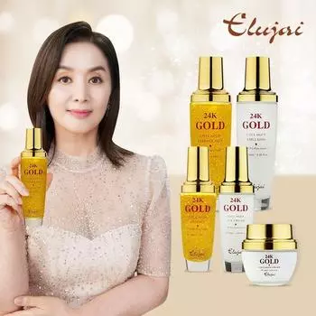 Eluzai 24K Gold Collagen Basic 5 types, 2 sets, 1 piece