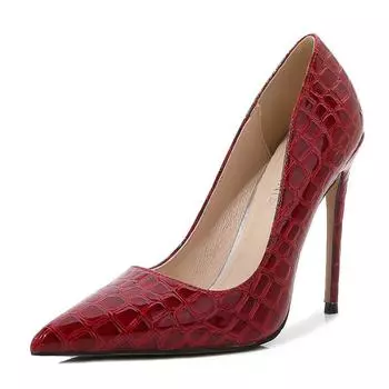 Embossed girl high heels stiletto large size sexy bridesmaids wedding banquet pointed temperament women s shoes 35