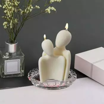 Embrace Love 3D силиконовая форма для тела, свеча, дизайн для пары, легко снимается, украшения ручной работы, форма для свечи «сделай сам» F