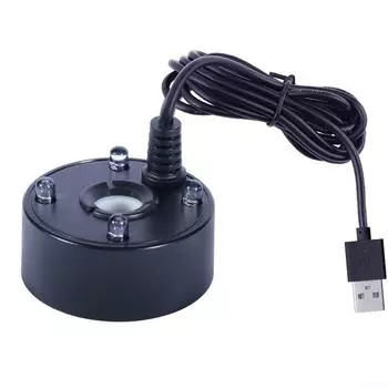 Емкость испарения Ml H Fogger Светодиодная подсветка USB Mist Maker чёрный