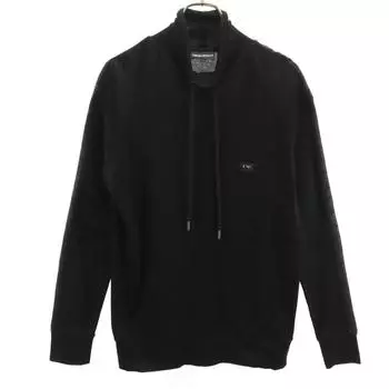 Emporio Armani Long sleeve Mock neck Cut S black Men s Used