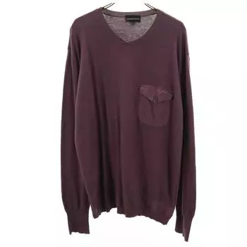 Emporio Armani Made in Trkiye Long sleeve sweater M purple Men s Used