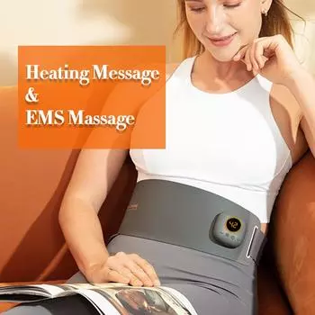 EMS ABS Тренажер с подогревом талии для похудения и фитнеса