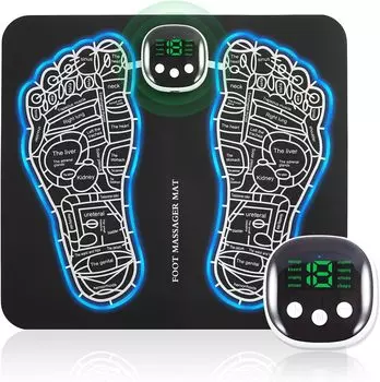 EMS Pulse Foot Massager Домашний портативный массажер для ног фиксирует акупунктурные массажеры для ног