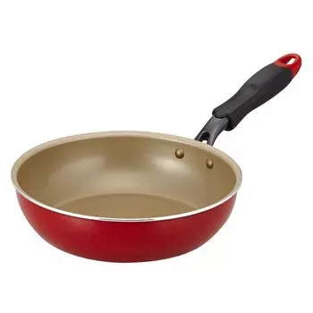 End to Lost Frying Сковорода Evercook 22 см Совместима со всеми источниками тепла Сковорода Days без ПФОК Красная Дошиша [An Pans] (Совместимость с IH) [500 красный