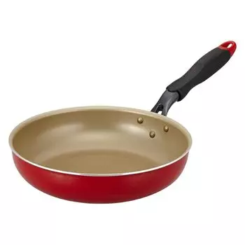 End to Lost Frying Сковорода Evercook 26 см Совместима со всеми источниками тепла Сковорода Days без ПФОК Красная Дошиша [An Pans] (Совместимость с IH) [500 красный