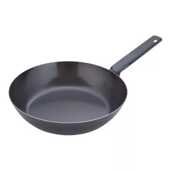 Сковорода для жарки Endo Shoji Commercial Iron Black Oven, 36 см, совместимая с IH, изготовлена в Японии, AHL94036 чёрный